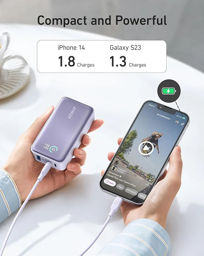 Anker 533 Power Bank (PowerCore 30W, 10K)