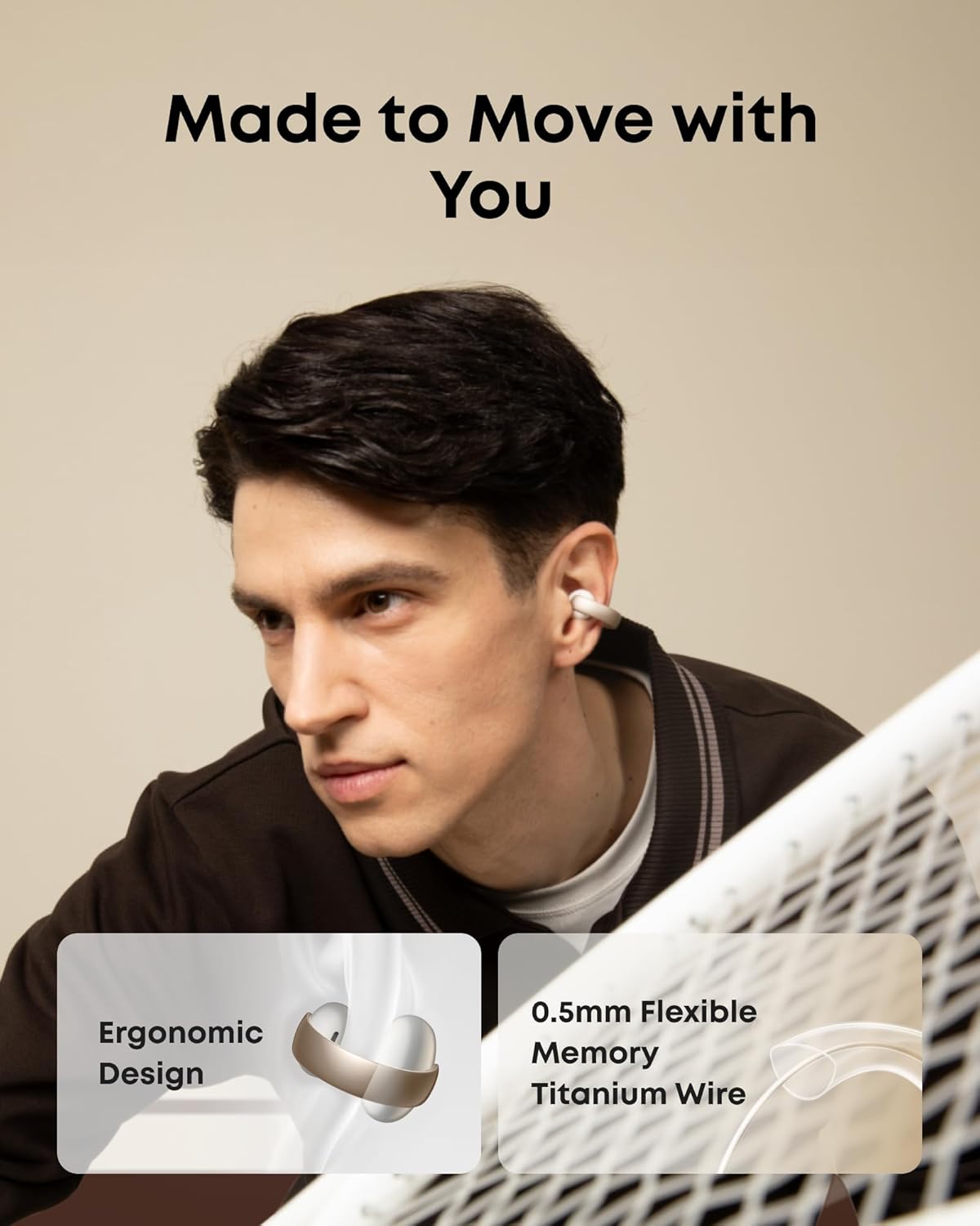 Anker Soundcore AeroClip True‑Wireless Open‑Ear Clip‑On Earbuds
