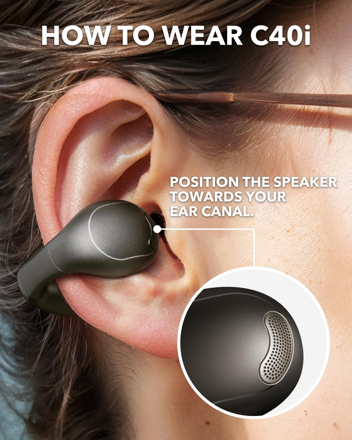 Anker Soundcore C40i Open-Ear Clip-On Earbuds