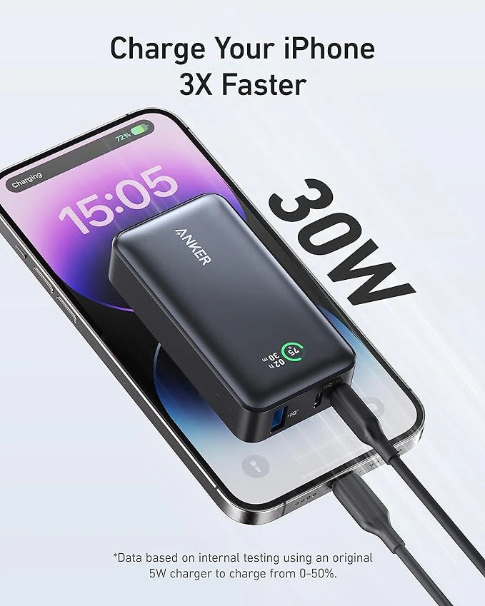Anker 533 Power Bank (PowerCore 30W, 10K)