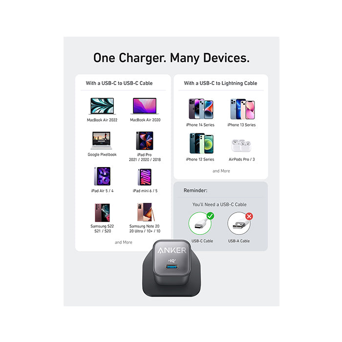 Anker 511 Charger (Nano 3, 30W)