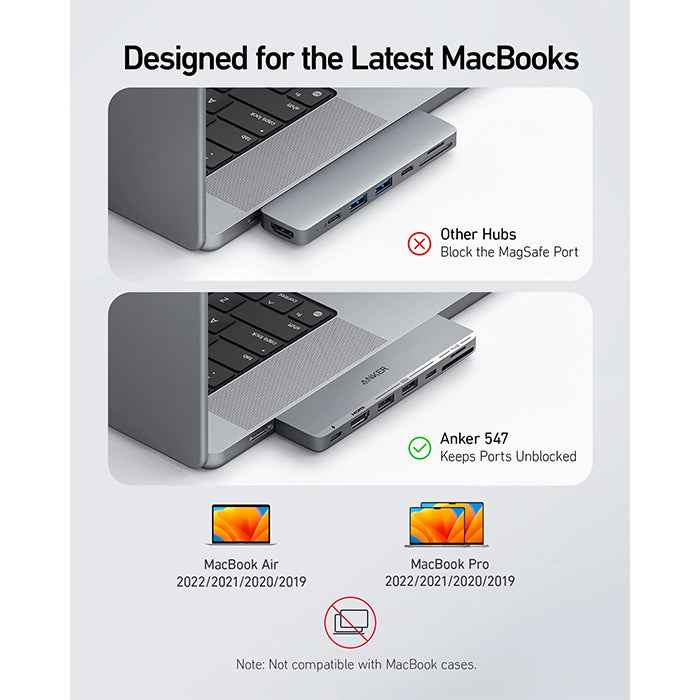 Anker 547 USB-C Hub (7-in-2, for MacBook)