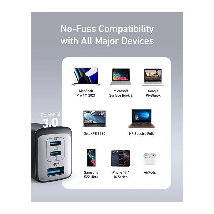 Anker PowerPort III 3-Port 65W Pod