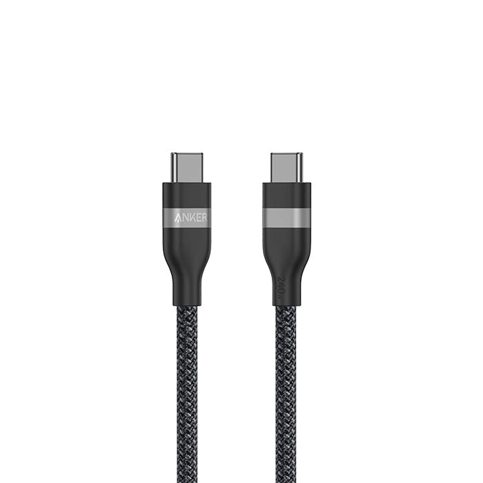 Anker USB-C to USB-C Cable (3 ft / 6 ft, 240W, Upcycled-Braided)