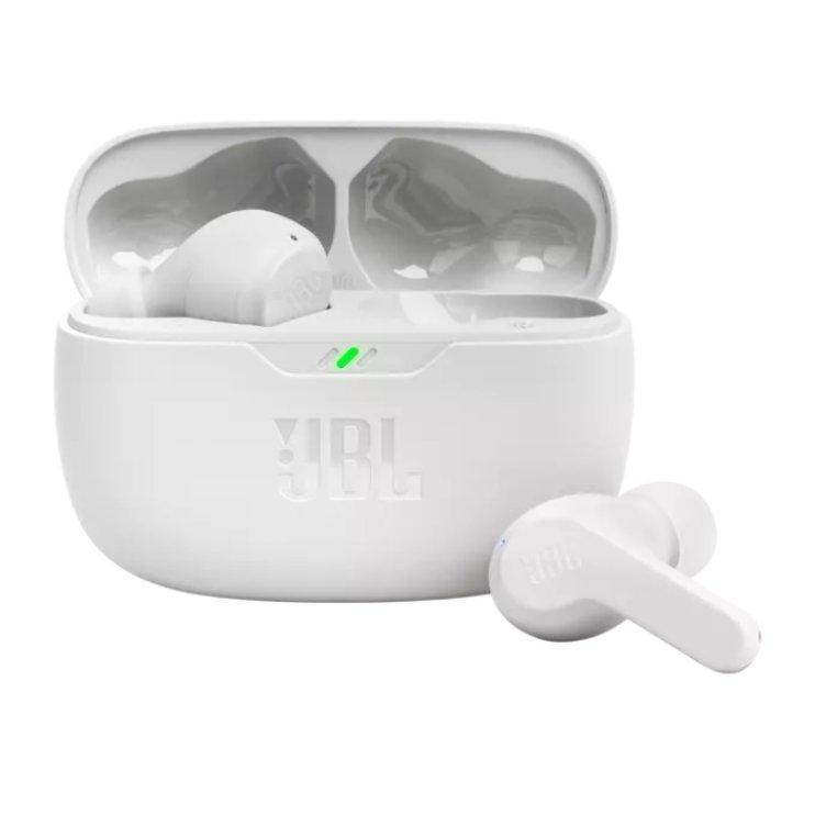 JBL WAVE BEAM TRUE WIRELESS BUDS - WHITE - Switch Electronics