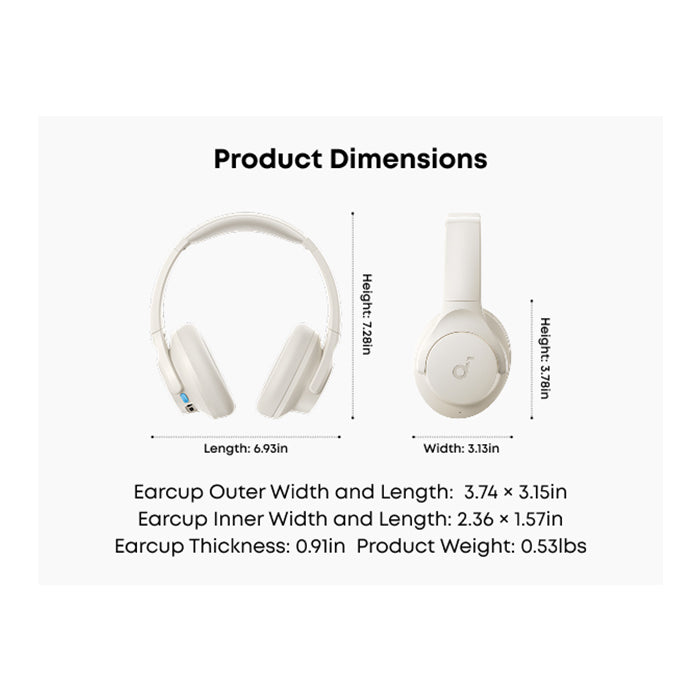 Anker Soundcore Q11i Wireless Over-Ear Bluetooth Headphones - A3005H21 - Switch Electronics