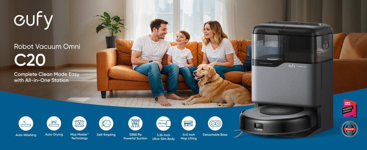 eufy Robot Vacuum Omni C20 (T2280V11) - Switch Electronics