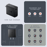 CMF Power GaN, 3 ports fast charger  - UK Plug