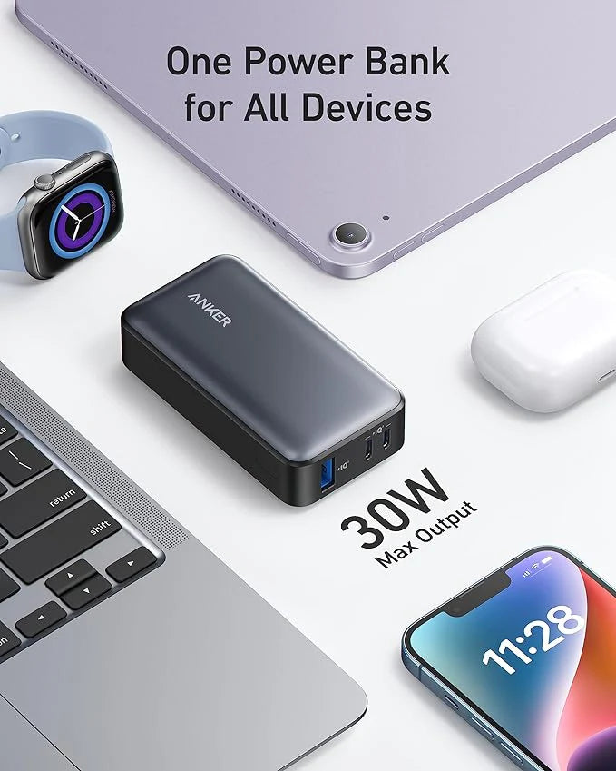 Anker 533 Power Bank (PowerCore 30W, 10K)