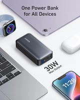 Anker 533 Power Bank (PowerCore 30W, 10K)