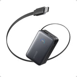 Anker Nano Power Bank (10K 45W Built-In Retractable USB-C Cable)