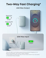 Anker Nano Power Bank (10K 45W Built-In Retractable USB-C Cable)