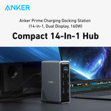 Anker Prime Charging Docking Station (14-in-1, Dual Display, 160W)