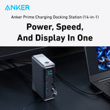 Anker Prime Charging Docking Station (14-in-1, Dual Display, 160W)