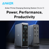 Anker Prime Charging Docking Station (14-in-1, Dual Display, 160W)