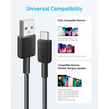 Anker 322  USB-A to USB-C 60W Braided Cable