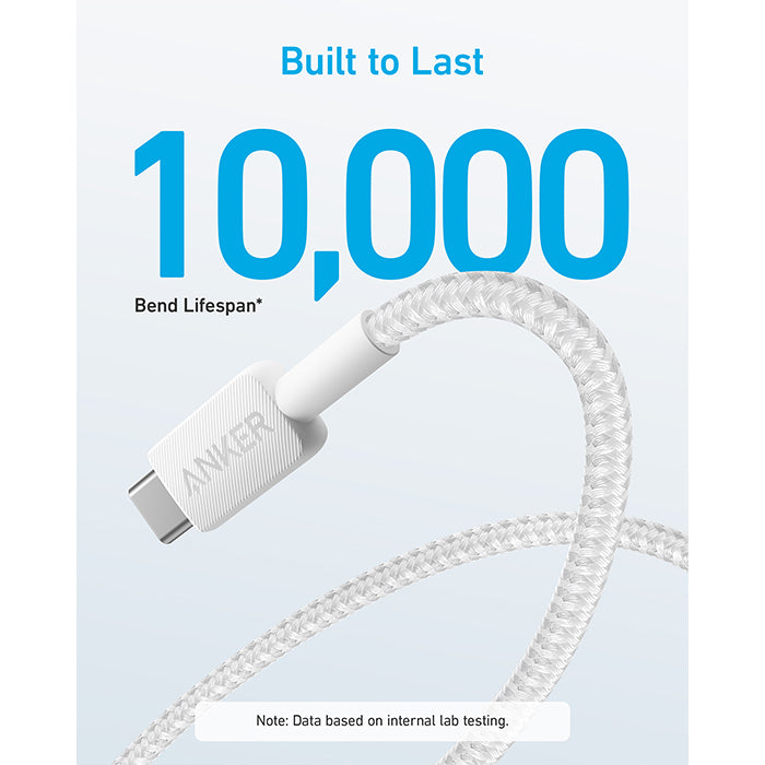 Anker 322  USB-A to USB-C 60W Braided Cable