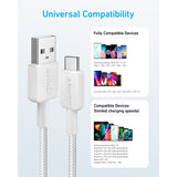 Anker 322  USB-A to USB-C 60W Braided Cable