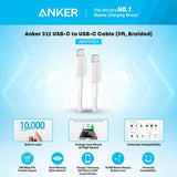 Anker 322  USB-A to USB-C 60W Braided Cable