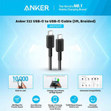 Anker 322  USB-A to USB-C 60W Braided Cable