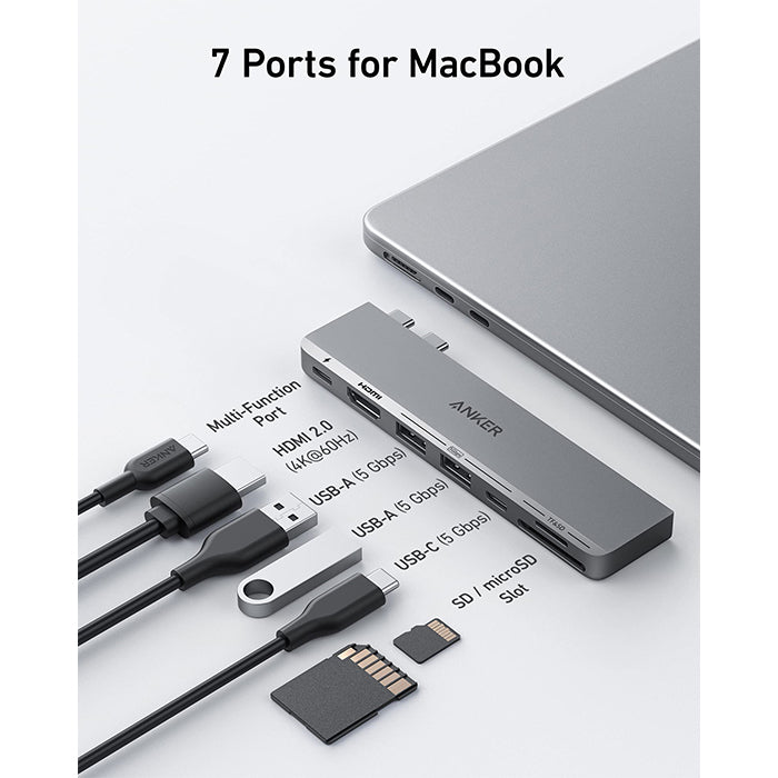 Anker 547 USB-C Hub (7-in-2, for MacBook)