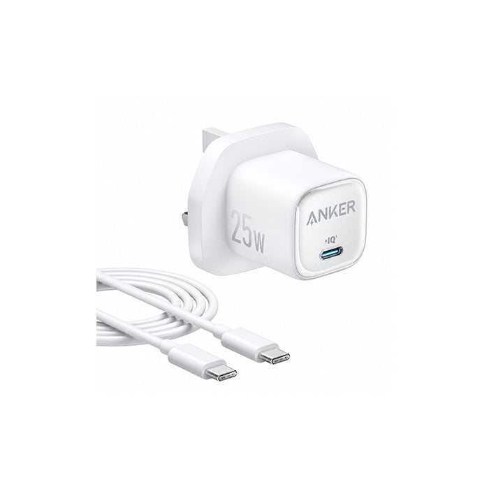Anker Charger (25W Compact) with USB-C cable