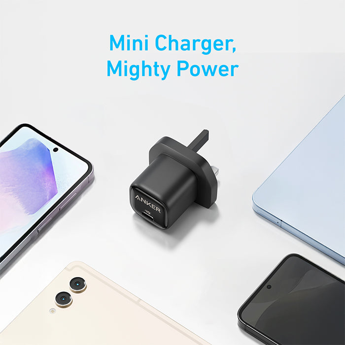 Anker Charger (25W Compact) with USB-C cable