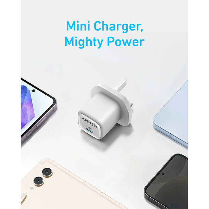Anker Charger (25W Compact) with USB-C cable