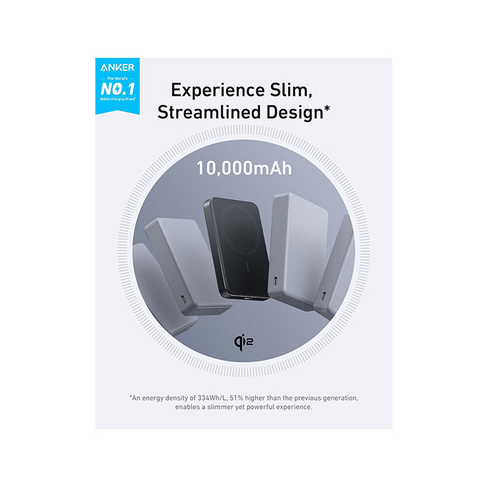 Anker MagGo Power Bank (10K Magnetic Wireless)