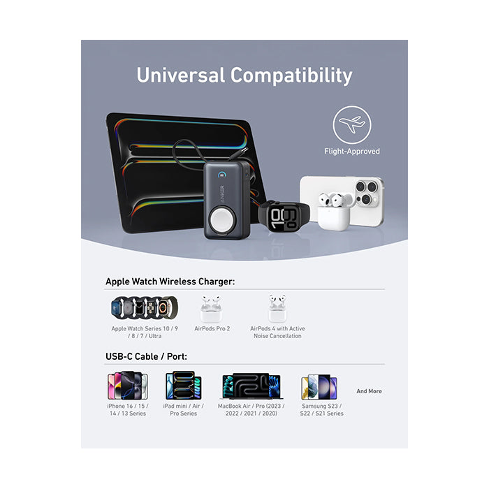 Anker MagGo Power Bank (10K 35W For Apple Watch)