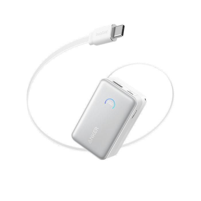 Anker Nano Power Bank (10K 45W Built-In Retractable USB-C Cable)