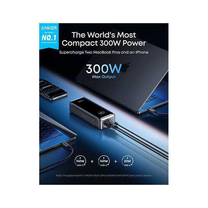 Anker Prime Power Bank, 26,250mAh 3-Port Portable - Switch Electronics