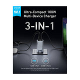 Anker Prime Charger (100W 3 Ports GaNPrime)