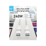 Anker USB-C to USB-C Cable (3 ft / 6 ft, 240W, Upcycled-Braided)