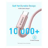 Anker Zolo USB C to USB C 240W Braided Fast Charging Cable