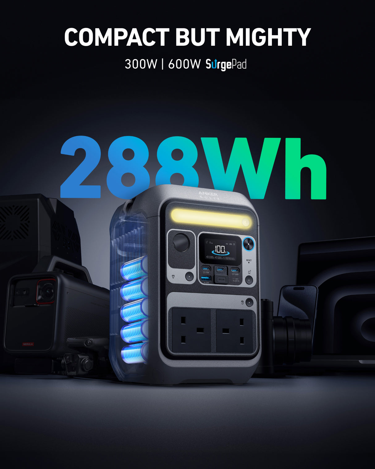 Anker SOLIX C300 Portable Power Station