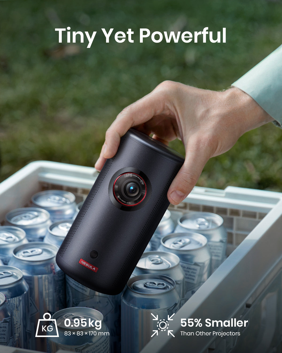 Nebula Capsule 3 Laser – Portable 1080p Laser Projector – Switch