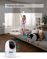 eufy Security eufy Indoor Cam 2K Pan & Tilt