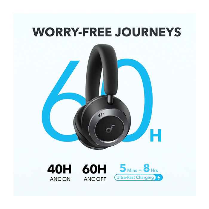 Anker Soundcore Space One Pro Foldable ANC Headphones - Switch
